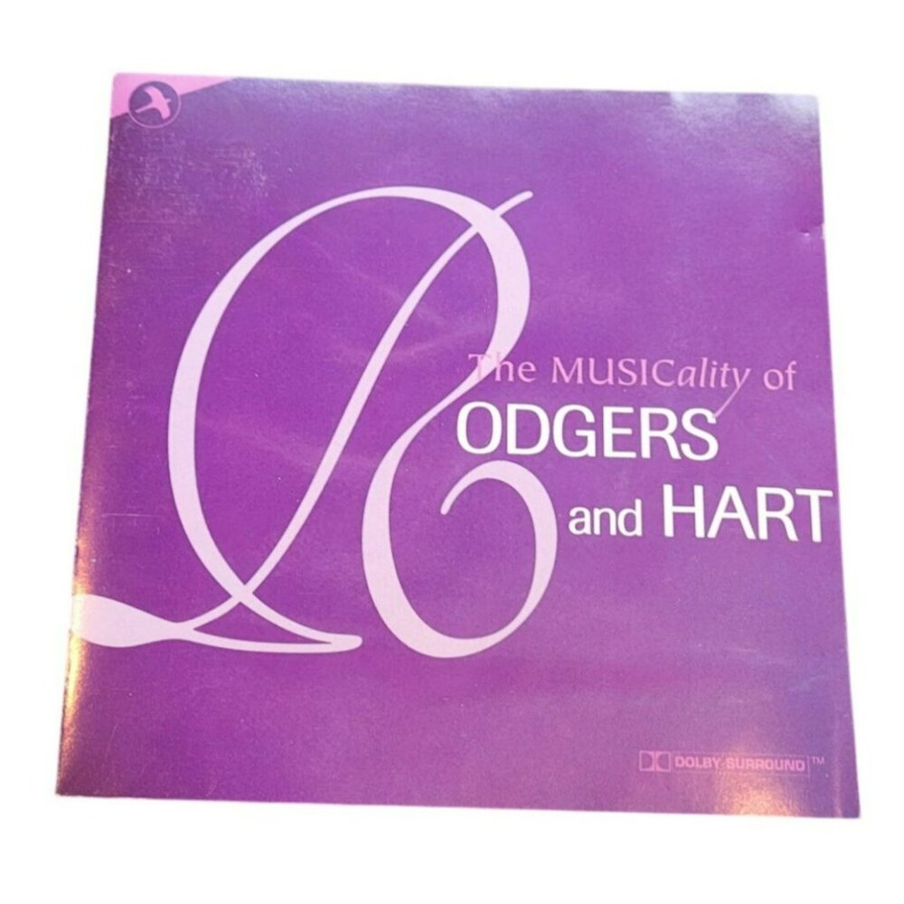 The Musicality Of Rodgers & Hart Jazz Musical Theater CD Album  37476cd